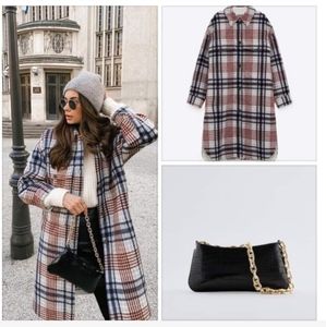 Zara long shacket bloggers favorite size S